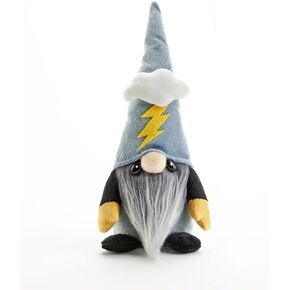 Giftcraft 473949 Lightning Gnome, 9 inch, Polyester, Stormy