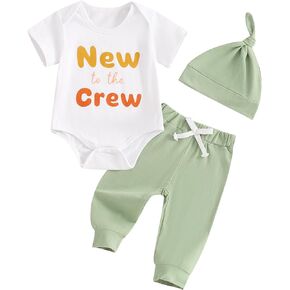 Little Brother Newborn Outfit T-Shirt Romper Top and Pants Sets Baby Coming Home Hospital Clothes Summer Clothing