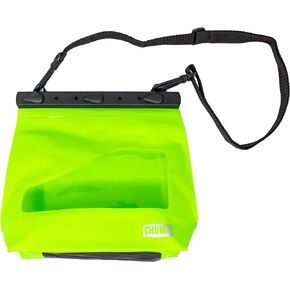 Chums Shuttle Splash Sack - Packable & Portable Waterproof Dry Bag for the Outdoors & On the Water - Fish Camo Blue