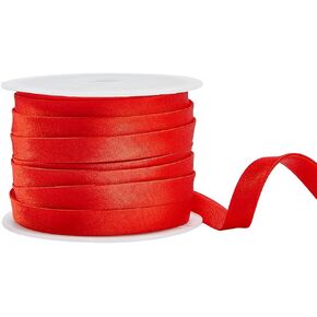 BENECREAT 13.5 Yard Satin Bias Tape 3/8 inch Double Fold Satin Binding Bias Ribbon for Cheongsam Decoration, Clothing Seaming Piping, Coconut Brown