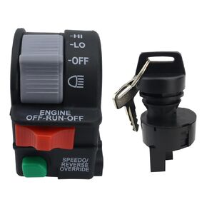 Left Handlebar Switch & Ignition Switch for Polaris Sportsman 400 450 500 550 570 700 800 1000 Scrambler 400 500 850 1000 ATP 330 500 Hawkeye 325 Magnum 330 4011835 4010591