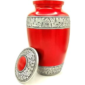 Cremation Urn for Human Ashes - Funeral Urn Handcrafted - Affordable Urn for Ashes - Large Urn with Bag-Keepsake Urns Perfect Memorials Urns for Adult Ashes-Beautiful Decorative Urns