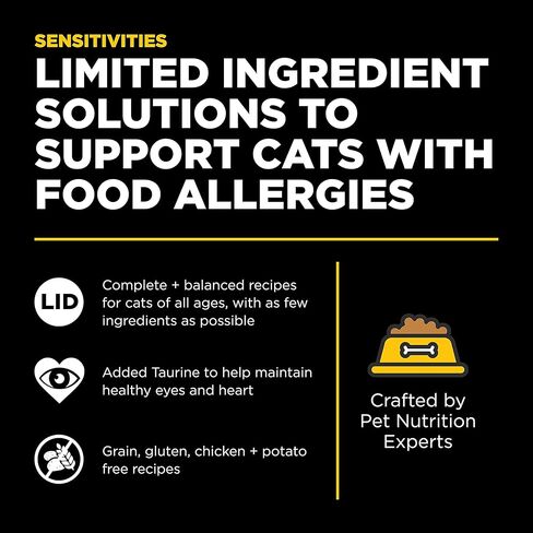 GO! SOLUTIONS Sensitivities – Duck Recipe – Limited Ingredient Dry Cat Food, 8 lb – Grain Free Cat Food for All Life Stages – to Support Sensitive Stomachs in Saudi Arabia