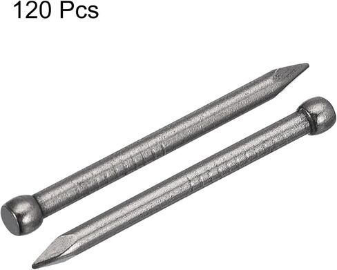 uxcell Finishing Nails 120pcs 28mm 1-1/8 Inch Hand-Drive Hardware Carbon Steel Nail Lost Head Nails in Saudi Arabia