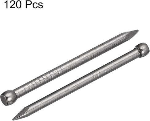 uxcell Finishing Nails 120pcs 28mm 1-1/8 Inch Hand-Drive Hardware Carbon Steel Nail Lost Head Nails in Saudi Arabia