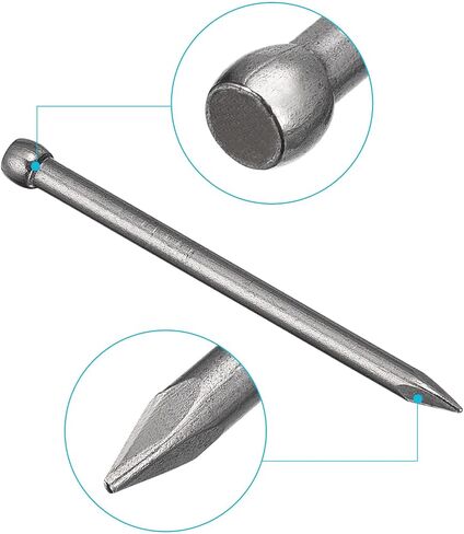 uxcell Finishing Nails 120pcs 28mm 1-1/8 Inch Hand-Drive Hardware Carbon Steel Nail Lost Head Nails in Saudi Arabia
