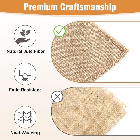 12pcs Burlap Table Runners, 12"x 71" Table Runner Dresser Cover for Farmhouse Jute Table Runne, Fabric Party Runners for Western Wedding Table Decorations and Dinner in Saudi Arabia