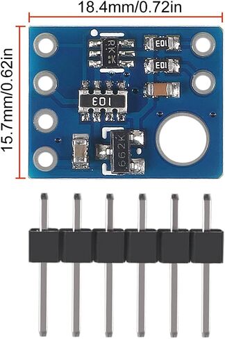 6pcs VL53L0X Laser Ranging Sensor Module GY-530 VL53L0X Time-of-Flight (ToF) Laser Ranging Sensor Breakout 2.8-5V I2C IIC Interface Communication for Arduino in Saudi Arabia