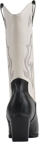 Soda Orville ~ Women Western Cowboy Stitched Pointe Toe Heel Ankle Mid Shaft Fashion Boots in Saudi Arabia