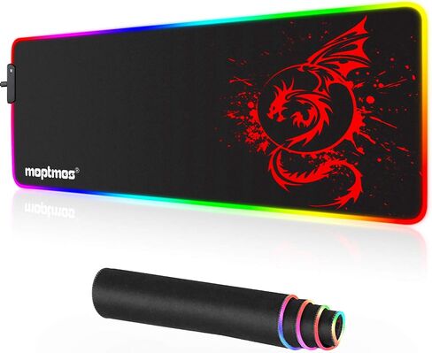 Large Mouse Pad Extended Speed Gaming Mouse Pad Fly Dragon Mouse Pad Gamer Office Computer Mouse Mat (A-Blue) in Saudi Arabia