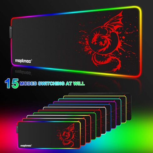 Large Mouse Pad Extended Speed Gaming Mouse Pad Fly Dragon Mouse Pad Gamer Office Computer Mouse Mat (A-Blue) in Saudi Arabia