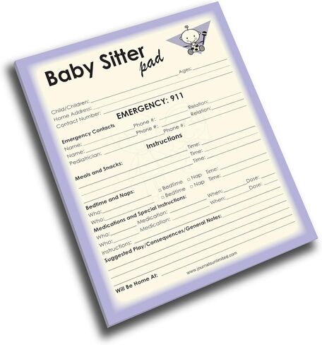 Babysitter Note PadJumbo in Saudi Arabia