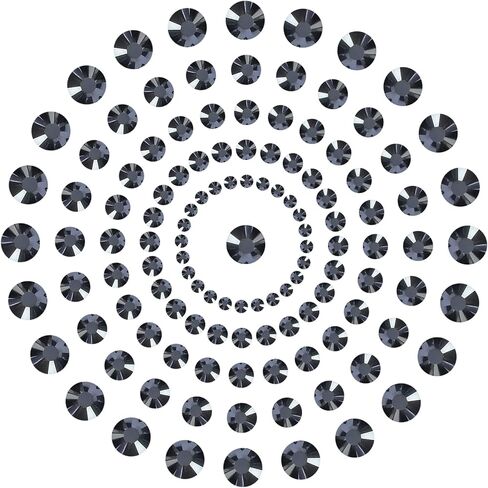 8000 Pieces 5 and 6 Sizes Hotfix Iron Flatback Glasses Rhinestones Crystal for DIY Project with Tweezers and Picking Pen for Bags, Shoes, Clothes and Manicure(12+2 Colors, 5+6 Sizes) in Saudi Arabia
