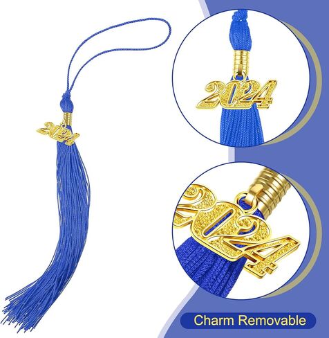 Geyoga Adult Graduation Cap with 2024 and 2025 Tassel for High School and Bachelor Master in Saudi Arabia