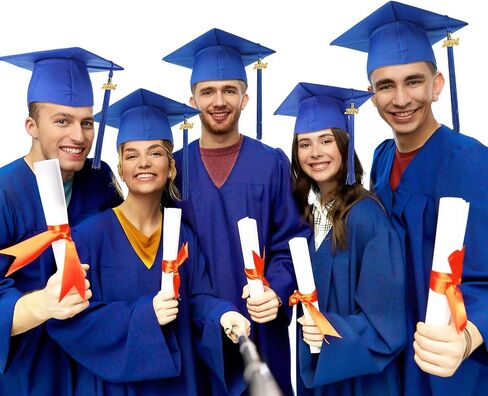 Geyoga Adult Graduation Cap with 2024 and 2025 Tassel for High School and Bachelor Master in Saudi Arabia