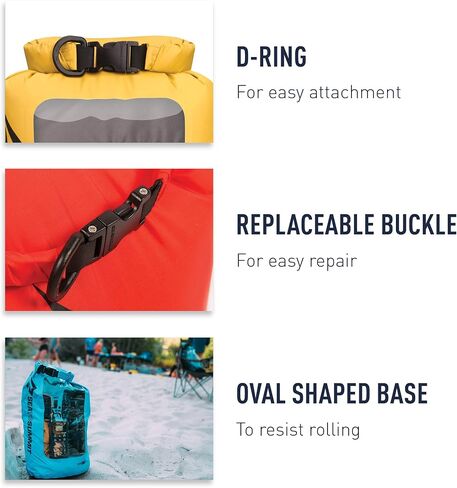 Sea to Summit View Dry Sack, See-Thru Dry Bag, 20 Liter, Yellow in Saudi Arabia