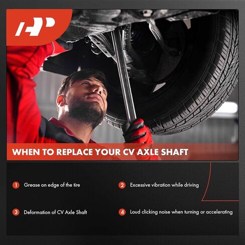 مجموعة عمود المحور A-Premium CV متوافقة مع Hyundai Elantra 2007-2012 & Kia Forte 2010، L4 2.0L، جانب الركاب الأمامي الأيمن، استبدال # 66-3524، 495002H111 in Kuwait