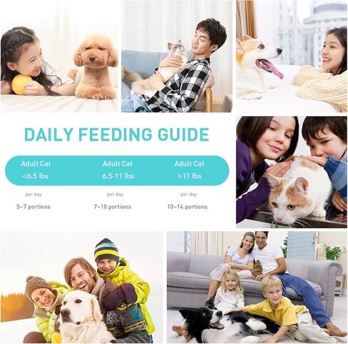 وحدة تغذية أوتوماتيكية ذكية للقطط - موزع طعام قطط أوتوماتيكي موثوق به سعة 7 لتر مع شاشة LCD لسهولة الإعداد - وحدة تغذية أوتوماتيكية للكلاب قابلة للبرمجة - 4 وجبات يومية، ومسجل صوت لمدة 10 ثوانٍ in Kuwait