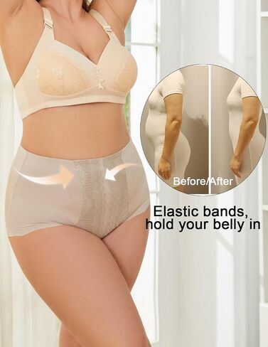 Light Tummy Control Shapewear for Women High Waist Full Coverage Soft Breathable Panties in Saudi Arabia