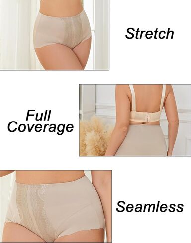 Light Tummy Control Shapewear for Women High Waist Full Coverage Soft Breathable Panties in Saudi Arabia