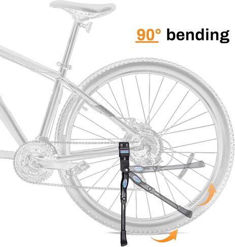 NICEDACK Bike Kickstand, Adjustable Kickstand Aluminium Alloy Bicycle Kickstand for Mountain Bike/700 Road Bike/BMX/MTB 22'' 24'' 26'' 27.5'' 28inches Adults Bike in Saudi Arabia