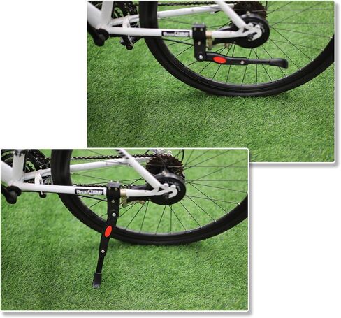 Adjustable Bike Kickstand for Mountain Adults bikes, Kids Bike Kick Stand,Rear side Bicycle Kickstand,Aluminum Bicycle Kick Stand Fits for 22"-27" Road Bike/BMX/MTB Bike Kickstand in Saudi Arabia