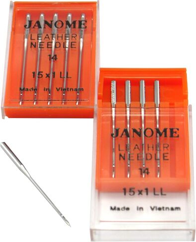 DREAMSTITCH 990614000A 10 قطع إبر جلدية 15X1LL - # 14 للعلامة التجارية Janome 990614000A in Saudi Arabia