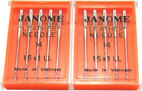 DREAMSTITCH 990614000A 10 قطع إبر جلدية 15X1LL - # 14 للعلامة التجارية Janome 990614000A in Saudi Arabia