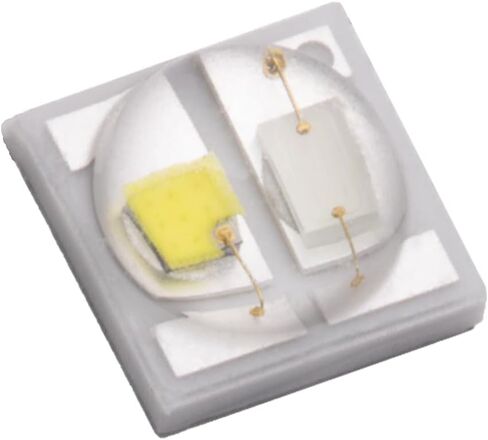 10PCS 3535 SMD LED 1W White&Purple Light LED Chip High Intensity Bright Light Emitter Diode Light Bead Replacement Components DIY Light (350mA/120deg/395-400nm) in Saudi Arabia