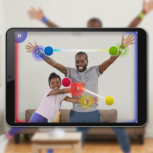 Hasbro Gaming Twister Air Game | AR App Play Game with Wrist and Ankle Bands | Links to Smart Devices | Active Party Games for Kids and Adults | Ages 8+ | for 1+ Players in Kuwait
