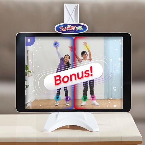 Hasbro Gaming Twister Air Game | AR App Play Game with Wrist and Ankle Bands | Links to Smart Devices | Active Party Games for Kids and Adults | Ages 8+ | for 1+ Players in Kuwait