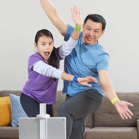 Hasbro Gaming Twister Air Game | AR App Play Game with Wrist and Ankle Bands | Links to Smart Devices | Active Party Games for Kids and Adults | Ages 8+ | for 1+ Players in Kuwait