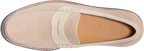 Cole Haan Men's Pinch Prep Penny Loafer, Sesame Suede/White Cap Grey/Natural, 10 Wide in Saudi Arabia