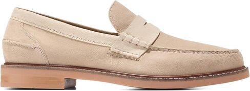 Cole Haan Men's Pinch Prep Penny Loafer, Sesame Suede/White Cap Grey/Natural, 10 Wide in Saudi Arabia