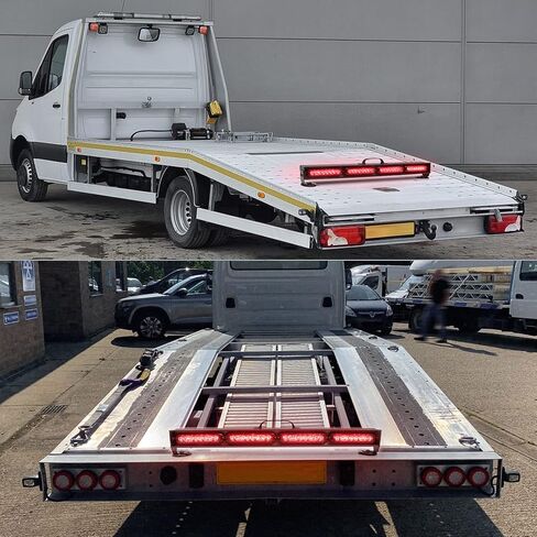 شريط إضاءة LED لاسلكي لمقطورة السحب مع جهاز إرسال دائري 7 دبابيس، قاعدة مغناطيسية قوية، شريط ضوء سحب للطوارئ لإشارة الفرامل/الانعطاف للسيارات ذات حواجز الطرق، بطارية قابلة لإعادة الشحن، 23 بوصة in Kuwait