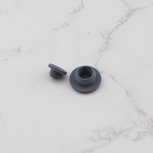 eMagTech 200pcs Self-Healing Plug Composite Rubber Stopper for 20mm 13mm Cap and 13mm 7mm Bottle Mouth Diameters Mushroom Shape Self Healing Vials Jars Test Tubes in Saudi Arabia