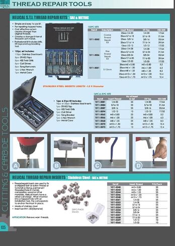 HHIP 1011-0216 Threading Wire Insert Installation Tool, 5/16-18 Insert Thread in Saudi Arabia