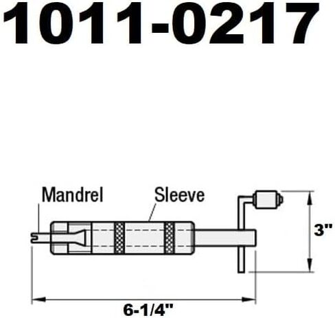 HHIP 1011-0216 Threading Wire Insert Installation Tool, 5/16-18 Insert Thread in Saudi Arabia