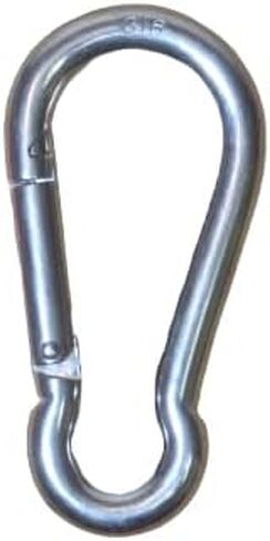 الولايات المتحدة الفولاذ المقاوم للصدأ 316 خطاف بنابض لا حلقة تسلق العين 1/2 "(12 مللي متر) البحرية الصف in Saudi Arabia