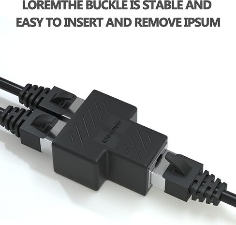 محول موصل مقسم إيثرنت RJ45، 2 حزمة من 1 إلى 2 منفذ محول مقبس أنثى واجهة كابل إيثرنت 8P8C قابس موسع موصل شبكة LAN لـ Cat5، Cat5e، Cat6، Cat7 in Saudi Arabia