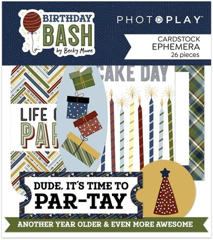 مجموعة مجموعة Photoplay لعيد الميلاد Bash من Generic - مجموعة مجموعة 12 × 12 + قطع بطاقات Ephemera، PP-BDB-08 in Saudi Arabia