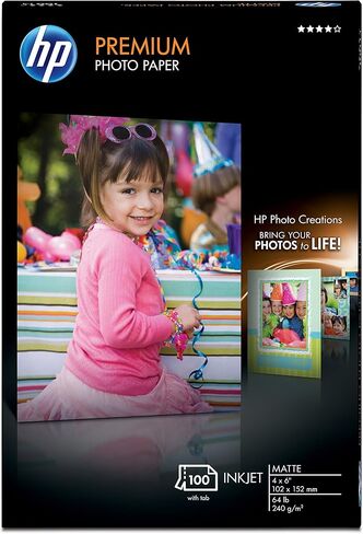 HP Q6563A Premium Photo Paper - Soft Gloss, 100 Sheets in Saudi Arabia