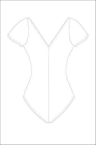 ملابس رقص Moi CORALIE للرقص/الباليه، ألياف دقيقة، بطانة أمامية، للنساء in Kuwait