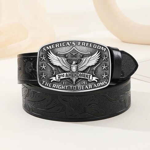 مشبك حزام رعاة البقر الغربي من BBOTEN للرجال، مشبك حزام صقر النسر المرتفع الأمريكي الأصلي، مشبك حزام سلسلة التعديل الثاني in Kuwait