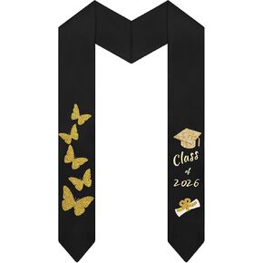 Graduation Stole,Graduation Sash,Unisex Adults Honor Graduation Stole Class of 2025 for Graduation Ceremony in Kuwait
