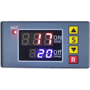 12V24V AC110V220V 20A 1500W وحدة مرحل تأخير الوقت، تأخير تشغيل الطاقة، مفتاح التحكم في التوقيت الدوري، مؤقت 1-999S (تيار مستمر 12 فولت) in Kuwait