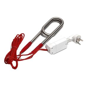 220V Double U Heating Rod 2.5KW/3KW - High-Efficiency Submersible Pool Heater for Buckets, Hot Tubs, and Fish Ponds(Gold 3KW 2M) in Kuwait