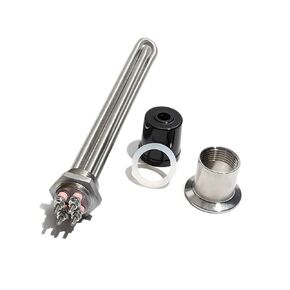 1pc Solar Heater Element G1 1" DN25, 304 Stainless Steel, 1.5-5.5KW, 220V, 32mm Tube for Solar Water Heating Systems(with locknut,220V-4.5KW 310mmL) in Kuwait