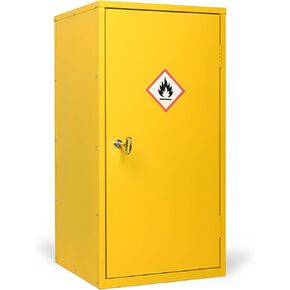 Flammable Safety Cabinet, 35" x 18" x 18" Flammable Cabinet with Adjustable Shelf, Galvanized Steel Fire Cabinets, Hazardous Chemical Storage for Garage, Lab, Industrial Use in Kuwait