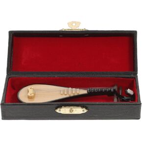 Luxshiny 1pc Mini Pipa Model Decor Prop Small Lute Musical Instrument for Home Photography Ornament Stand Unique Vintage Design for Creative Home Decoration in Kuwait